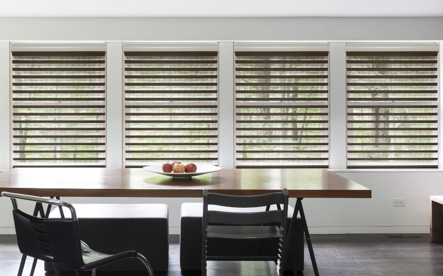 Shutters in a kitchen in Southern California