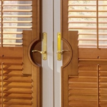 French Door Shutters In Southern California Sunburst Shutters