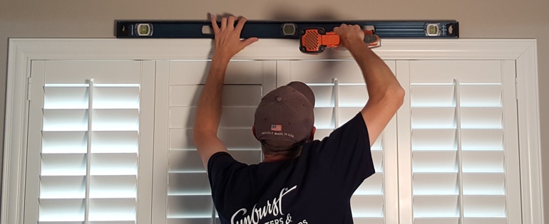 Southern California shutter installer window measuring